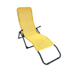 Espreguiçadeira Aço Fiesta 99x60x136cm Amarelo