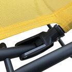 Espreguiçadeira Aço Fiesta 99x60x136cm Amarelo