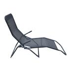 Espreguiçadeira Aço Fiesta 99x60x136cm Preto