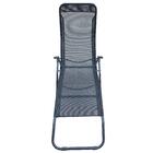 Espreguiçadeira Aço Fiesta 99x60x136cm Preto