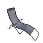 Espreguiçadeira Aço Fiesta 99x60x136cm Preto