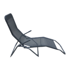 Espreguiçadeira Aço Fiesta 99x60x136cm Preto