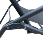 Espreguiçadeira Aço Fiesta 99x60x136cm Preto