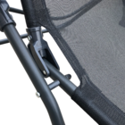 Espreguiçadeira Aço Fiesta 99x60x136cm Preto