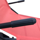 Espreguiçadeira Aço Fiesta 99x60x142cm Vermelho Naterial