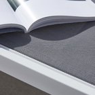 Espreguiçadeira Aço Riba 33x61x199cm Cinza