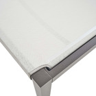 Espreguiadeira em Alumnio Reclinvel com 4 Posies 103x75x200cm Marrom Lyra Beta Naterial