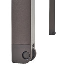 Espreguiadeira em Alumnio Reclinvel com 4 Posies 103x75x200cm Marrom Lyra Beta Naterial