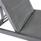 Espreguiçadeira Alumínio  Aquila 102x65x199cm Cinza Naterial