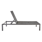 Espreguiçadeira Alumínio  Aquila 102x65x199cm Cinza Naterial