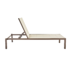 Espreguiçadeira Alumínio  Aquila 102x65x199cm Marrom Naterial