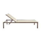 Espreguiçadeira Alumínio  Aquila 102x65x199cm Marrom Naterial