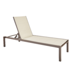 Espreguiçadeira Alumínio  Aquila 102x65x199cm Marrom Naterial