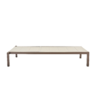 Espreguiçadeira Alumínio  Aquila 102x65x199cm Marrom Naterial