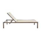 Espreguiçadeira Alumínio  Aquila 102x65x199cm Marrom Naterial