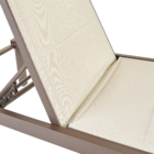 Espreguiçadeira Alumínio  Aquila 102x65x199cm Marrom Naterial