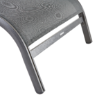 Espreguiçadeira Alumínio  Lyra 95x63x207cm  Cinza Naterial