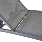 Espreguiçadeira Alumínio  Lyra 95x63x207cm  Cinza Naterial