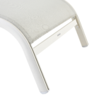 Espreguiçadeira Alumínio  Lyra 95x63x207cm  Cinza Naterial