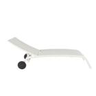 Espreguiçadeira Alumínio  Lyra 95x63x207cm  Cinza Naterial