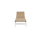 Espreguiçadeira Alumínio  Menorca 36x65x195cm Marrom Naterial