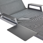 Espreguiçadeira Alumínio  Odyssea 87.5x64x222cm Cinza Naterial