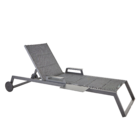 Espreguiçadeira Alumínio  Odyssea 87.5x64x222cm Cinza Naterial