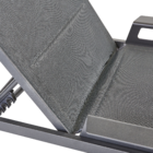 Espreguiçadeira Alumínio  Odyssea 87.5x64x222cm Cinza Naterial