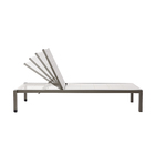 Espreguiçadeira Aluminio Aquila 0,95X2M Marrom Naterial