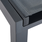 Espreguiçadeira Alumínio Aquila 199x65cm Cinza Escuro Naterial