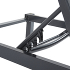 Espreguiçadeira Alumínio Aquila 199x65cm Cinza Escuro Naterial