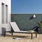 Espreguiçadeira Alumínio Dobrável 4 Posições Aquila 102x65x199cm Marrom Naterial