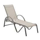 Espreguiçadeira Aluminio Buzios Bege 63x190cm