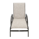 Espreguiçadeira Alumínio Cannes 52x72x193cm Marrom Portinaty