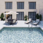 Espreguiçadeira Alumínio 4 Posições Cannes 52x72x193cm Bege Portinaty