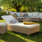 Espreguiçadeira Alumínio Dobrável 5 Posições Medena 94x69x200cm Branco Naterial