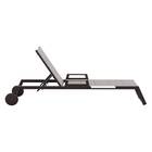 Espreguiçadeira Alumínio Odyssea Marrom 4 Posições Naterial