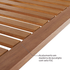 Espreguiçadeira Alumínio Oris 197.5x76x100.9cm Cinza e Marrom Naterial