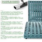 Espreguiçadeira Bogotá E 1 Puff Azul Estonado Colmeia Para Pi