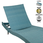 Espreguiçadeira Bona Com Mesa Em Alumínio, 6 Regulagens, Fibr