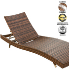 Espreguiçadeira Bona Em Alumínio, Fibra Sintética Com 6 Regul