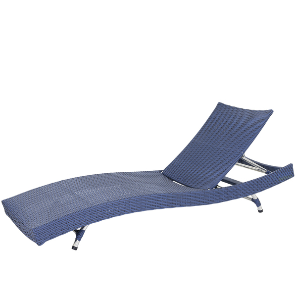 Espreguiçadeira Bona Em Alumínio, Fibra Sintética Com 6 Regul