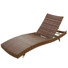 Espreguiçadeira Bona Em Fibra Sintética, Alumínio Com 6 Regul