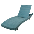 Espreguiçadeira Bona Em Fibra Sintética, Alumínio Com 6 Regul