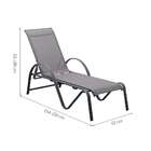 Espreguiçadeira Búzios Grafite