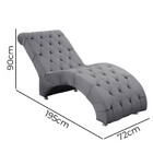 Espreguiçadeira Capitonê Serena Veludo Star Confort