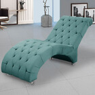 Espreguiçadeira Capitonê Serena Veludo Star Confort