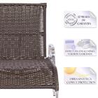 Espreguiçadeira Catar 2 Unidades Em Aluminio E Fibra Sintetic