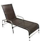 Espreguiçadeira Catar Esteira De Alumínio Para Piscina E Jard