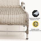 Espreguiçadeira Catar Esteira De Alumínio Para Piscina E Jard